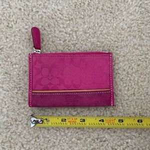 Coach card case